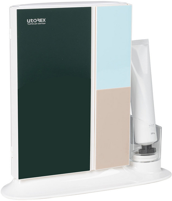 유토렉스 퍼스트에디션S 가정용 칫솔살균기, UTC-96UVW, 화이트