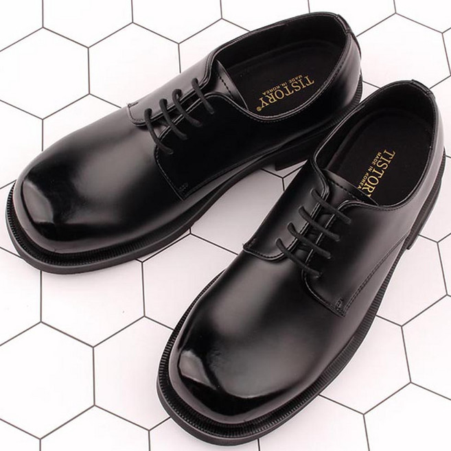 남성용 빅사이즈 사각코 더비 슈즈 I-246