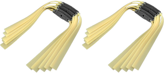 서하의집 고탄력 새총 고무밴드 2mm x 24cm, 베이지, 10개