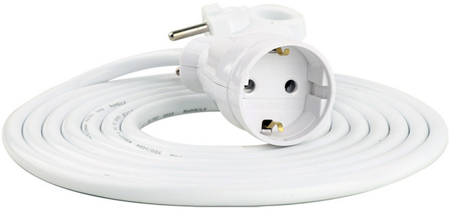 스윗홈 고용량 연장선 멀티탭 원형 1구 HOME-16-1L, 3m, 1개