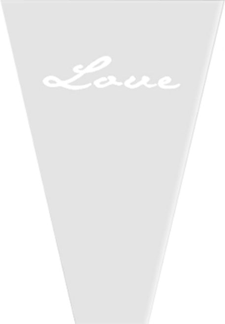 팬시픽스 투명 꽃 포장지 L, 01 러브, 50개