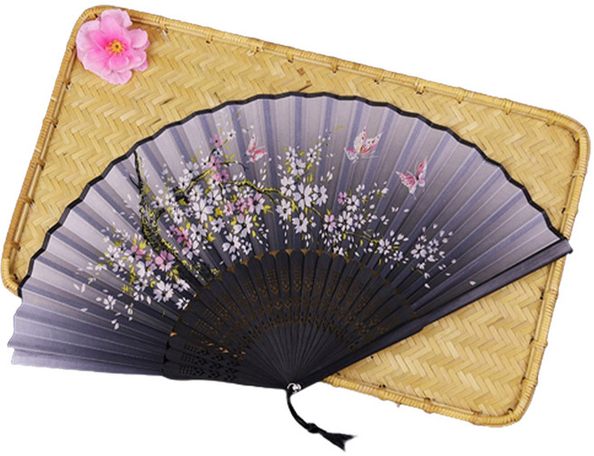 욜로라이프 대나무 실크 부채, 1, 1개