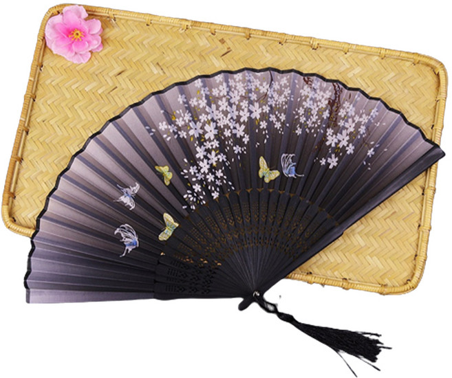 욜로라이프 대나무 실크 부채, 7, 1개