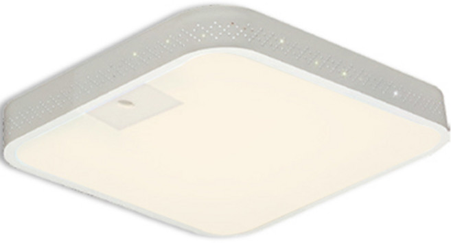 가온엘이디 마름모 LED 센서등 15W 전구색, 화이트, 1개