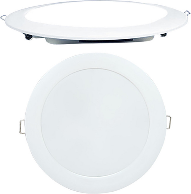 엘포스 LED 초슬림 초경량 15W 플리커프리 매입등 2p, 주광색