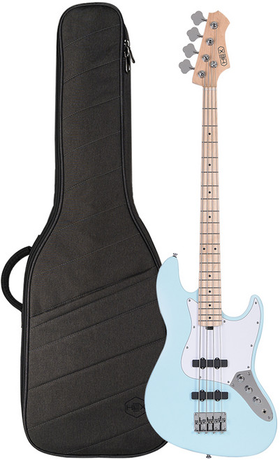 헥스 입문용 베이스 기타, B100M S/PBL, PASTEL BLUE, 1개