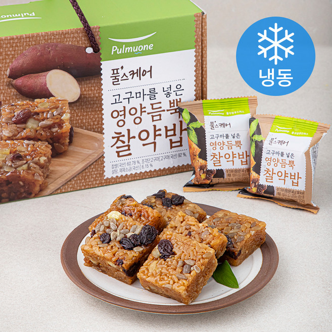 풀스케어 고구마를 넣은 영양듬뿍 찰약밥 (냉동), 40g, 16개입, 1박스