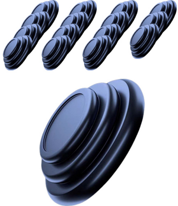 리버폭스 차량용 도어 본넷 충격흡수 정전기 감소 방음패드 16p, 1세트