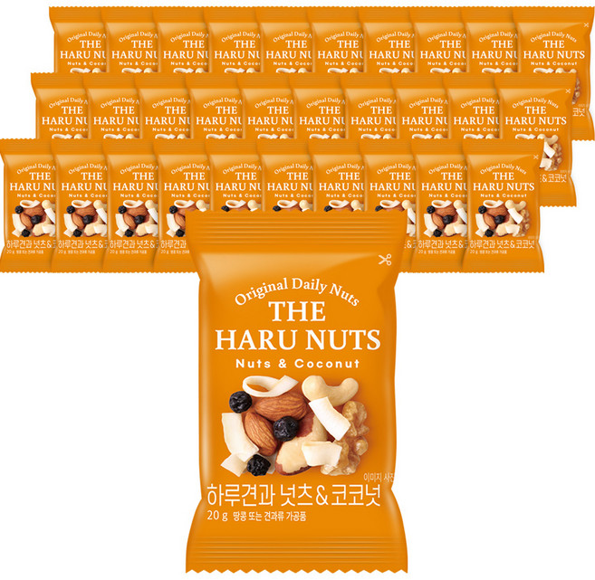 Dailynut 椰子&綜合堅果隨身包, 20g, 30包