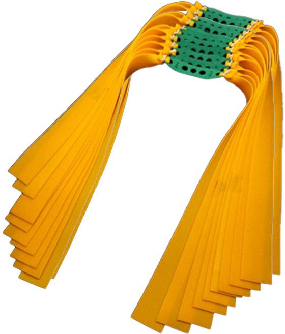 서하의집 고탄력 새총 고무밴드 0.65mm x 22cm, 옐로우, 10개