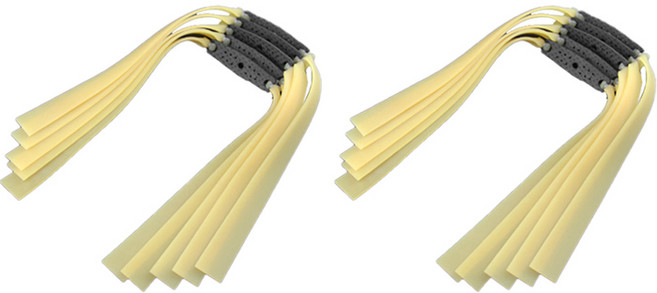 서하의집 고탄력 새총 고무밴드 2mm x 19cm, 베이지, 10개