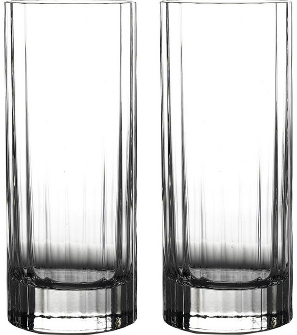 루이지보르미올리 바흐 크리스탈 하이볼잔 360ml, 2개