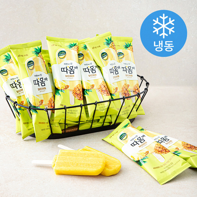 빙그레 따옴바 파인애플 (냉동), 75ml, 1개입, 40개