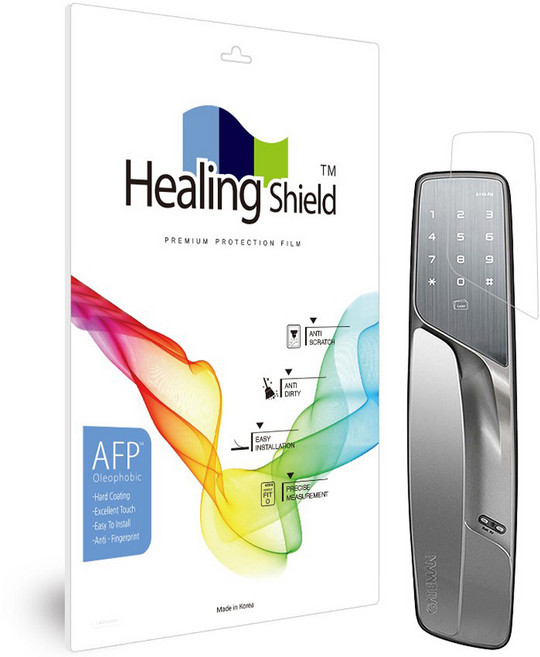 힐링쉴드 도어락 올레포빅 액정보호필름 세트, 1세트, 게이트맨 A110