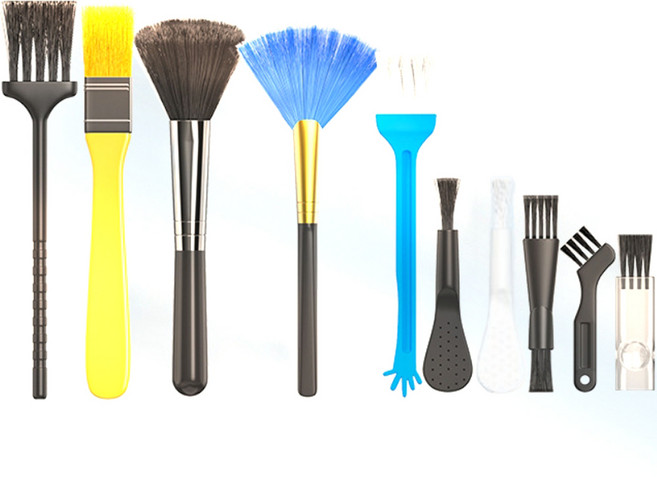 베라망 컴퓨터 청소 브러쉬 10종 세트, 혼합색상, 1세트