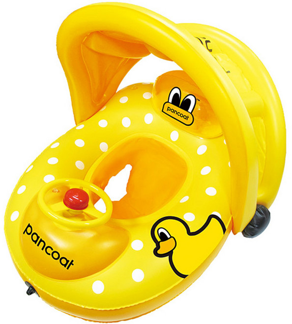 팬콧 파라솔 유아 쿠션보행기 튜브, 혼합 색상, 1개