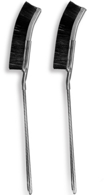 월드크린 스텐 틈새 청소솔 미디움 나일론, 혼합색상, 2개