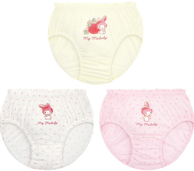 Girl's My Melody 漿果內褲 3 件套