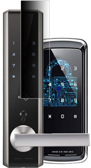 힐링쉴드 도어락 사생활 정보 보안기필름, CDL-3AR, 1개
