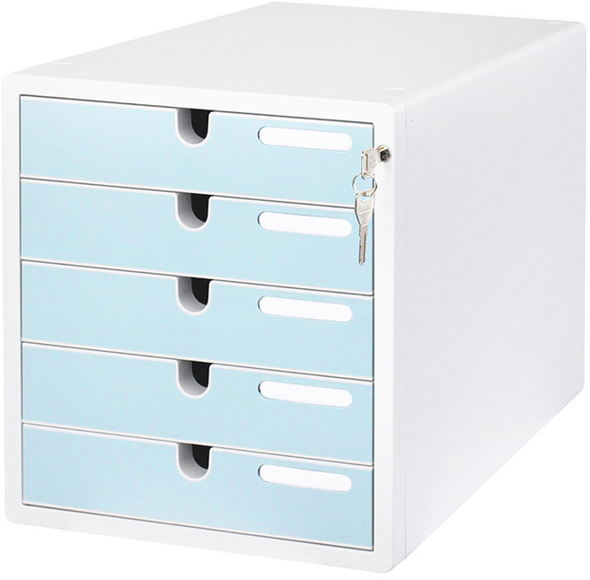 카파맥스 칼라 서류함, 민트, 5단