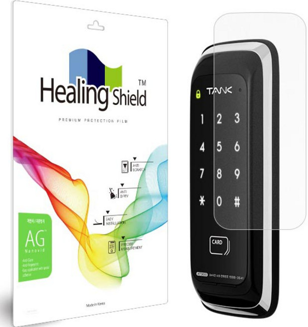 힐링쉴드 도어락 저반사 지문방지 액정보호필름, RT300, 1개