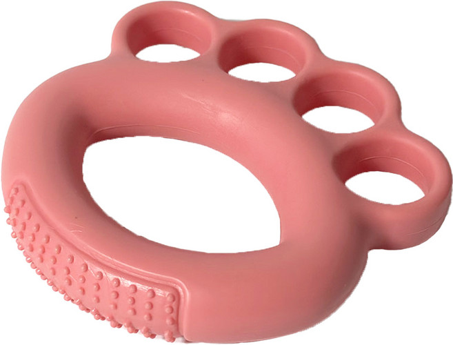 실리콘 분지 악력기 중급자용 13.6kg, 코랄오렌지, 1개