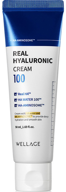 WELLAGE 唯拉珠 玻尿酸高保濕護膚乳, 50ml, 1條