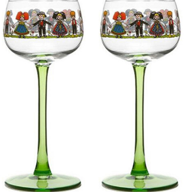 레트로 와인잔 알자스, 150ml, 2개