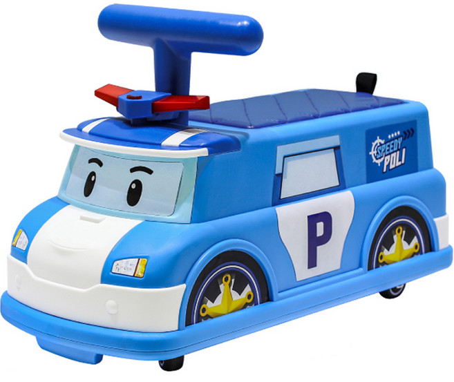 야야 폴리 3D 롤링카 승용완구, onecolor, 1개