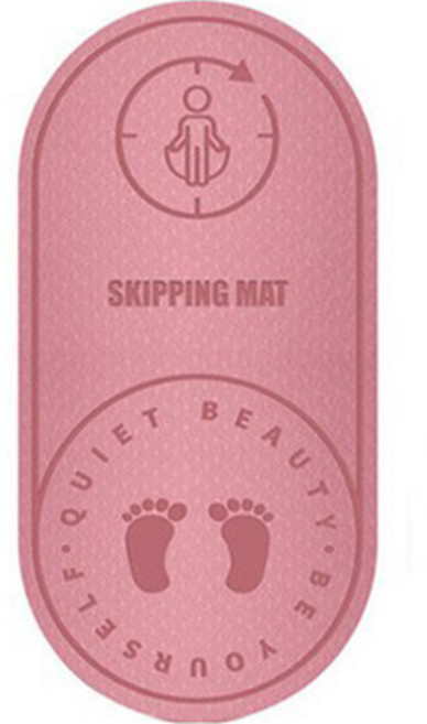 실내 줄넘기 매트, 핑크, 1개