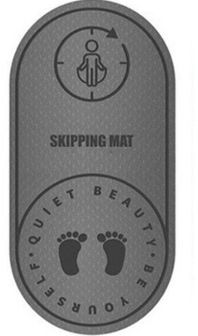실내 줄넘기 매트, 그레이, 1개
