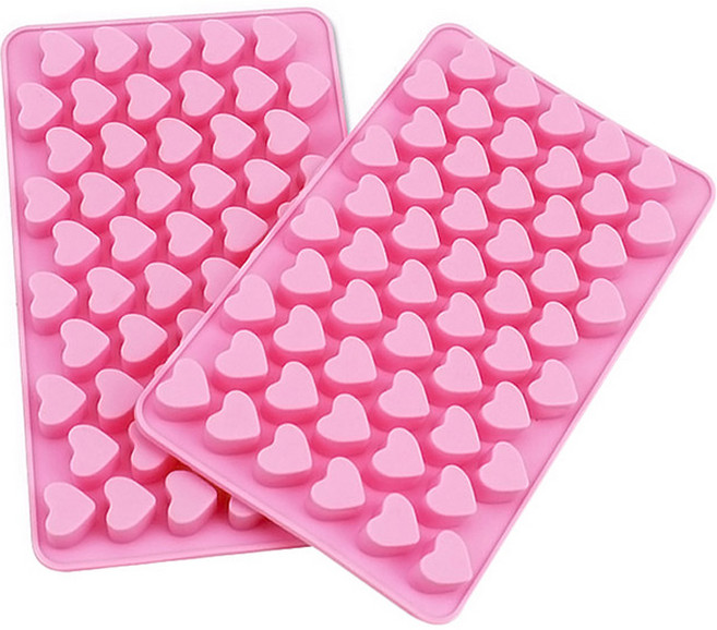 실리콘 몰드 미니하트 55구, 2개