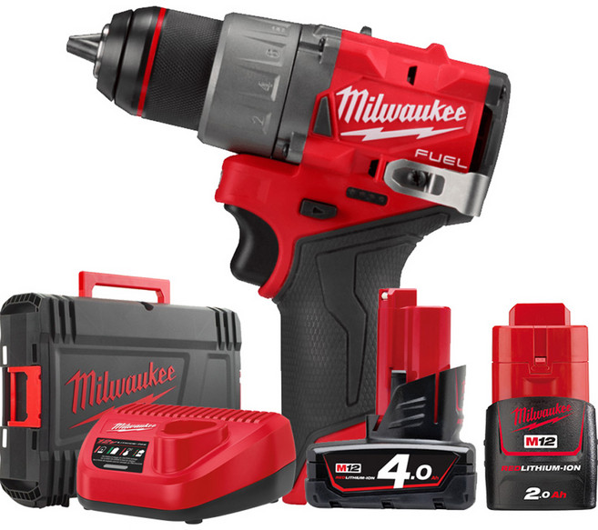 [KC인증]밀워키 12V FUEL 드릴 드라이버 GEN3 M12 FDD2-422X, 1개