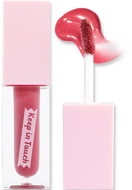 [비건뷰티] 키핀터치 젤리 립 플럼퍼 틴트, 파라다이스핑크, 3.8ml, 1개