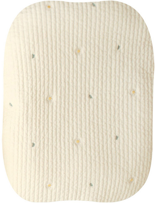 베베누보 신생아 순면 자수 양면 역류방지 커버분리형 쿠션, 데이지