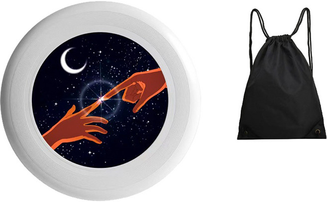 스포츠레저 기타스포츠 이지스로우 원반 + 숄더 수납가방 세트, 05 Starry Sky, 1개