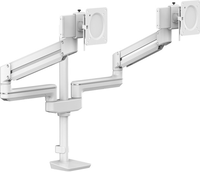 펠로우즈 탈로 듀얼 모니터암 + 클렘프 + 그로밋 세트, 화이트, 1세트