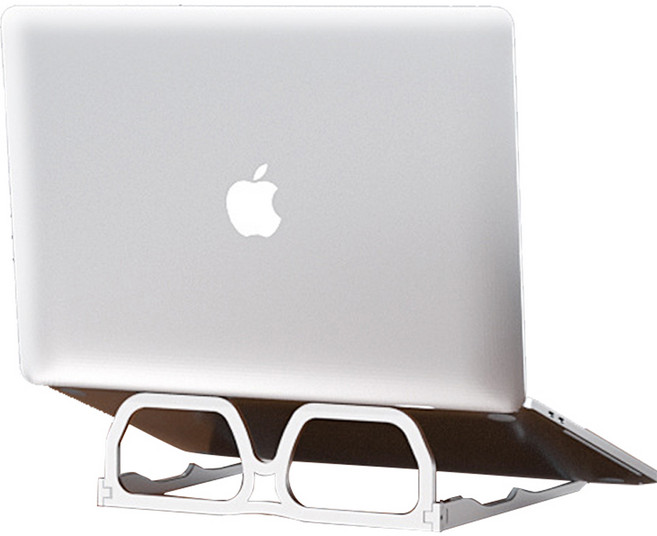 코끼리리빙 아이패드 드로잉 필기 글라스 태블릿 거치대, Q2YA-1760, 실버