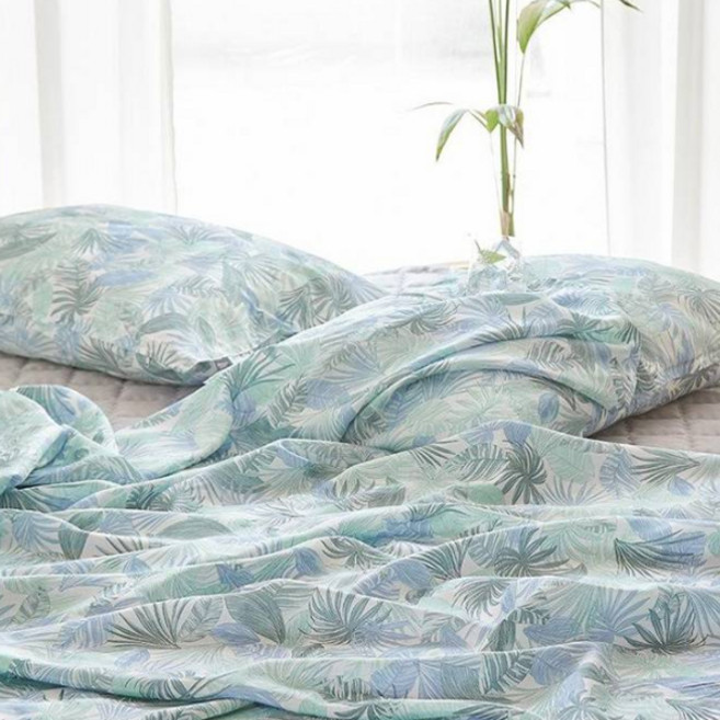 아르페지오베이직 몰디비치 풍기인견 홑이불, 블루