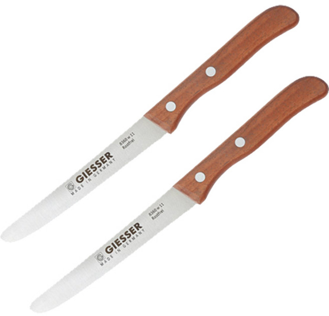 기셀 스테이크 나이프 11cm, 혼합색상, 2개