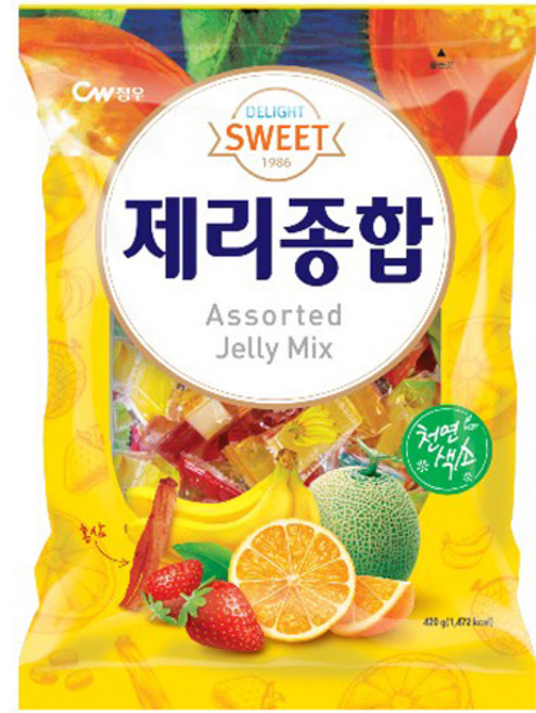 청우식품 제리종합 젤리, 420g, 1개