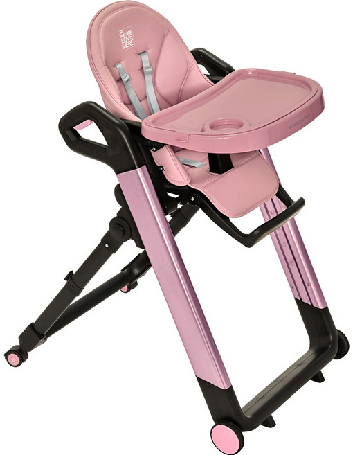 네이쳐러브메레 시그니처 라운지 하이 유아 식탁의자, 04 소프트 핑크