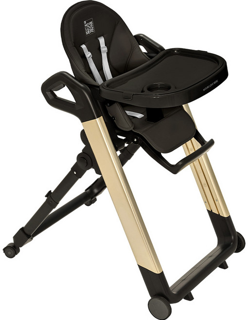 네이쳐러브메레 시그니처 라운지 하이 유아 식탁의자, 03 제트 블랙