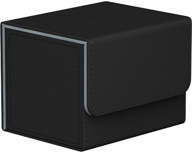 인카드 가죽 덱케이스 카드 보관함, 블랙, 1개