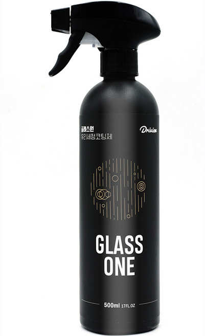 드라이뷰 글래스원 유리 발수 세정 코팅제, 500ml, 1개