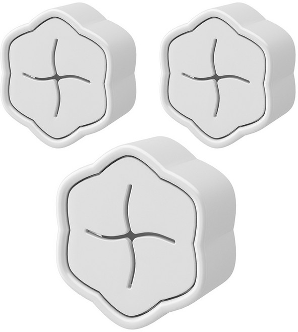 솔브리빙 깔끔 주방 싱크대 접착식 수건 행주걸이, 화이트, 3개