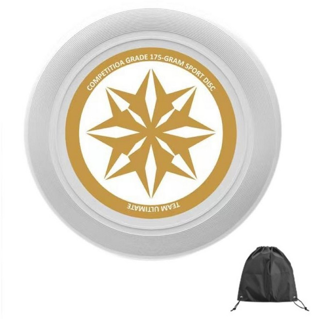 스포츠레저 스로어웨이 원반 회전 가능 + 수납가방 세트, 03 황금색 발광 프리스비, 1세트