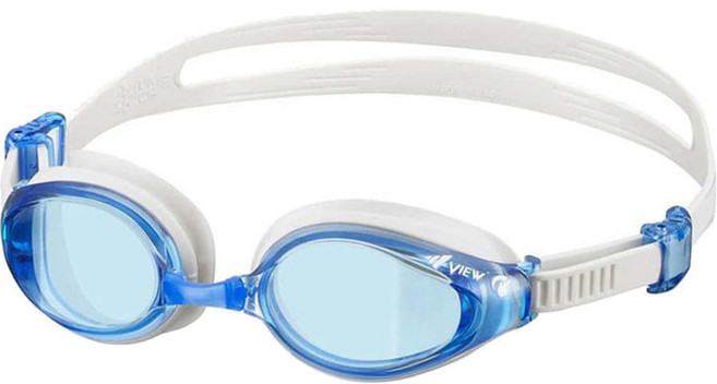 뷰 패킹 스와이프 안티포그 수경 V640ASA, 클리어블루, 1개