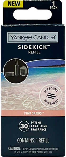 YK 사이드킥 차량용 방향제 리필, 1개, 핑크샌드
