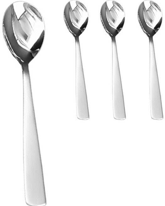 윌리브 국산 304스텐 모노 아동커트러리세트, 숟가락 4p, 1세트